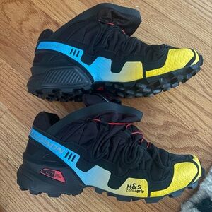 Salomon / Y project  Black and Yellow Athletic Shoes